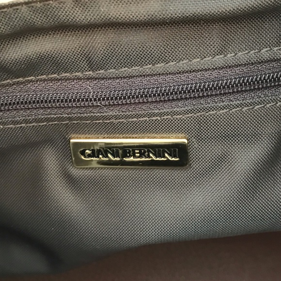 GiANI BERNINI Satchel Purse Color Beige/ Brown - Picture 8 of 11